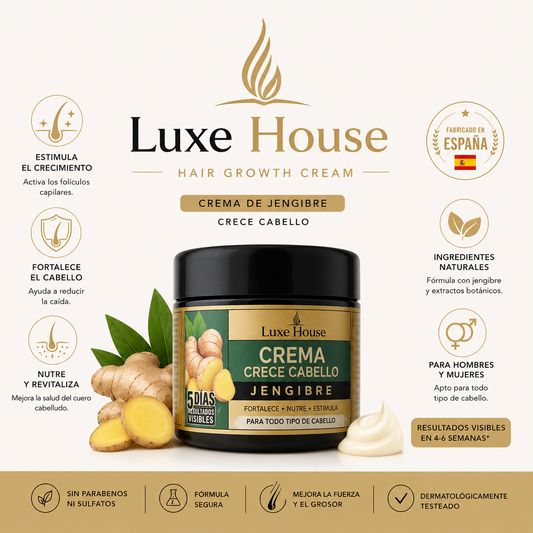 HairUp Crema de Jengibre para Cabello Fuerte